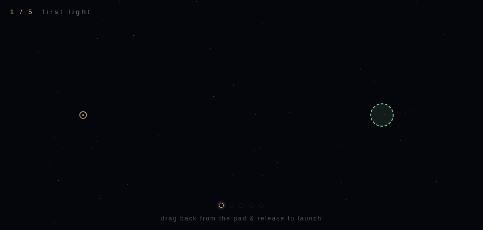 A spacecraft trajectory arcing around a planet in Periapsis.